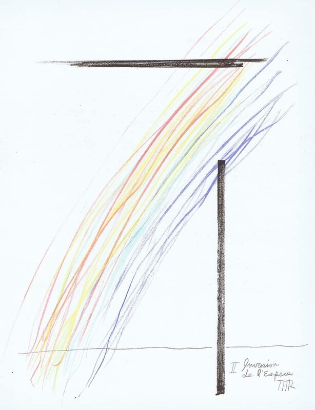 Invasion de l'espace de Man Ray, 1975