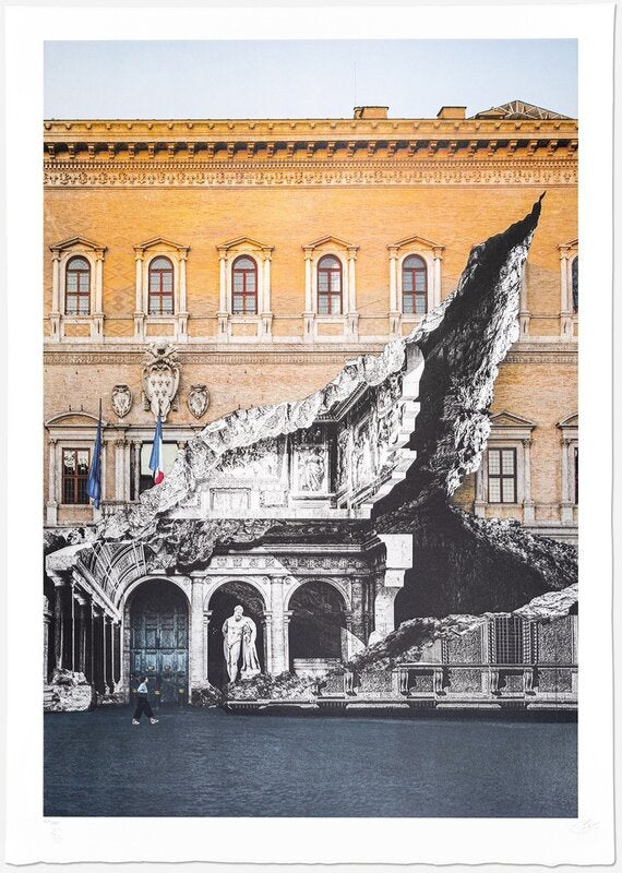 Punto di Fuga, 21 Juillet 2021, 05H26, Rome, Italie de JR, 2021