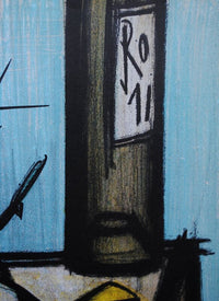 Nature morte à la bouteille de Bernard Buffet, 1967 (vue 2)