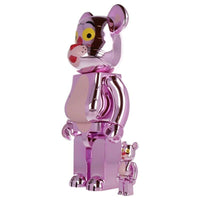 Pink Panther Chrome 400% + 100% de BE@RBRICK, 2022 (vue 2)