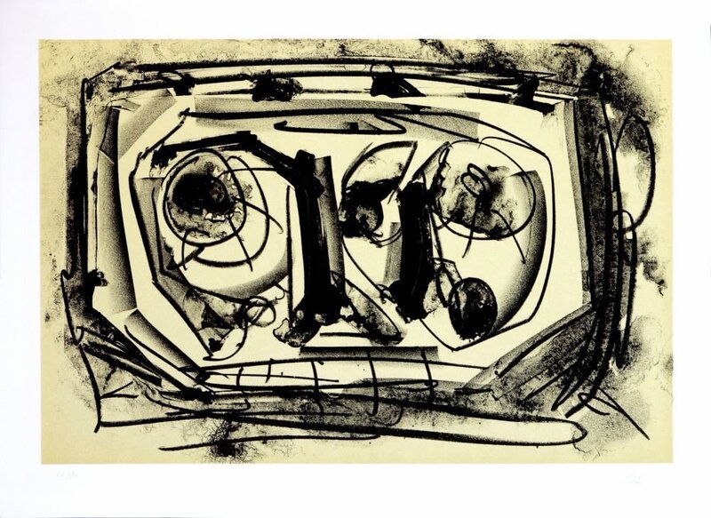 Kafka - Tagebücher III d'Antonio Saura, 1988