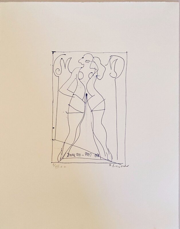 Marilyn was here de Richard Lindner, 1970
