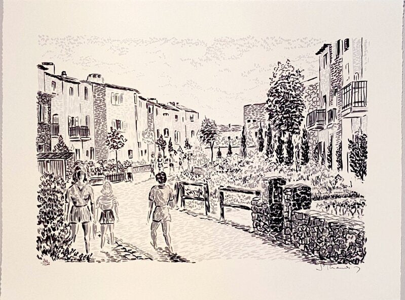 Port Grimaud de Serge Mendjisky, 1969