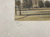 Paris, Boulevard des Invalides by Jean Carzou, 1958 (view 2)