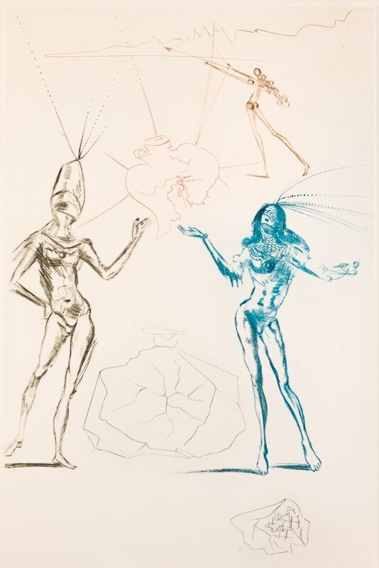 Tristan and Iseult : The Lovers Condemned by Salvador Dalí, 1970