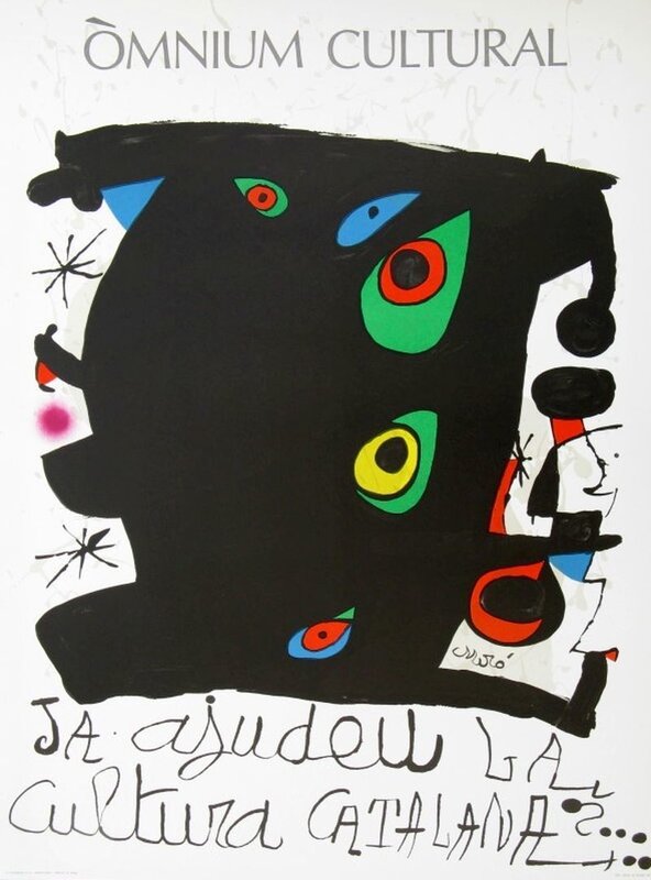 Òmnium Cultural. Ja ajudeu la Cultura Catalana de Joan Miró, 1974