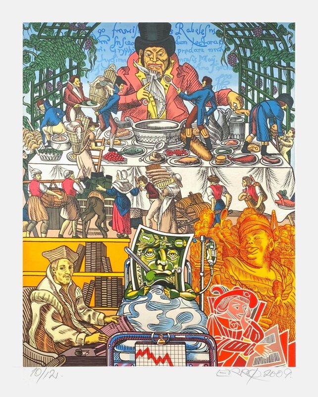 Hommage à Rabelais d'Erró, 2009