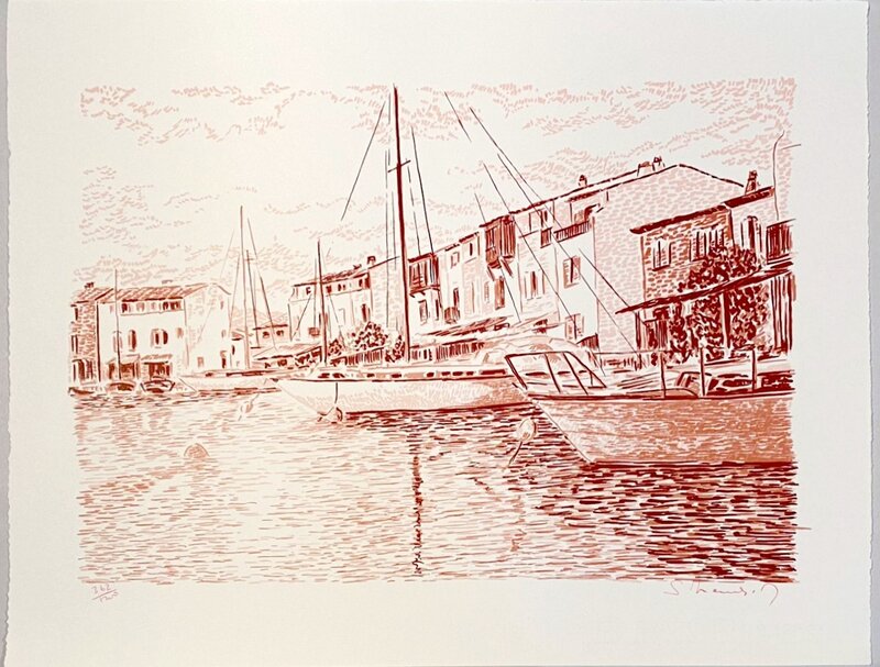 Port Grimaud de Serge Mendjisky, 1969