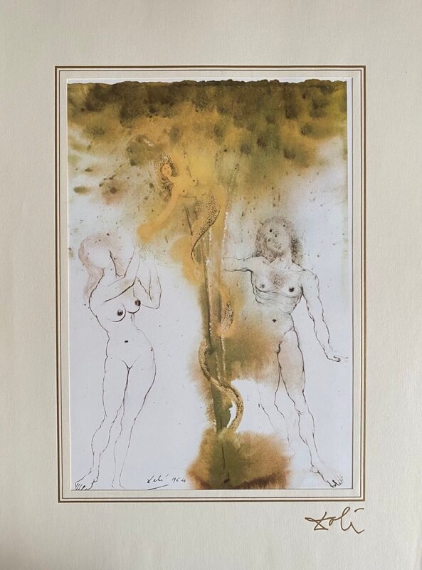The Fall (Genesis 3:1-5) by Salvador Dalí, 1985