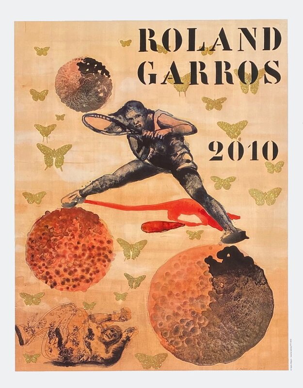 Roland-Garros Official Poster de Nalini Malani, 2010