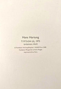 T1973-E44 de Hans Hartung, vers 2010 (vue 2)