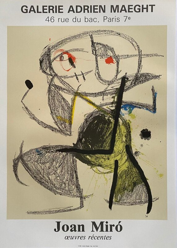 Oeuvres récentes by Joan Miró, 1983