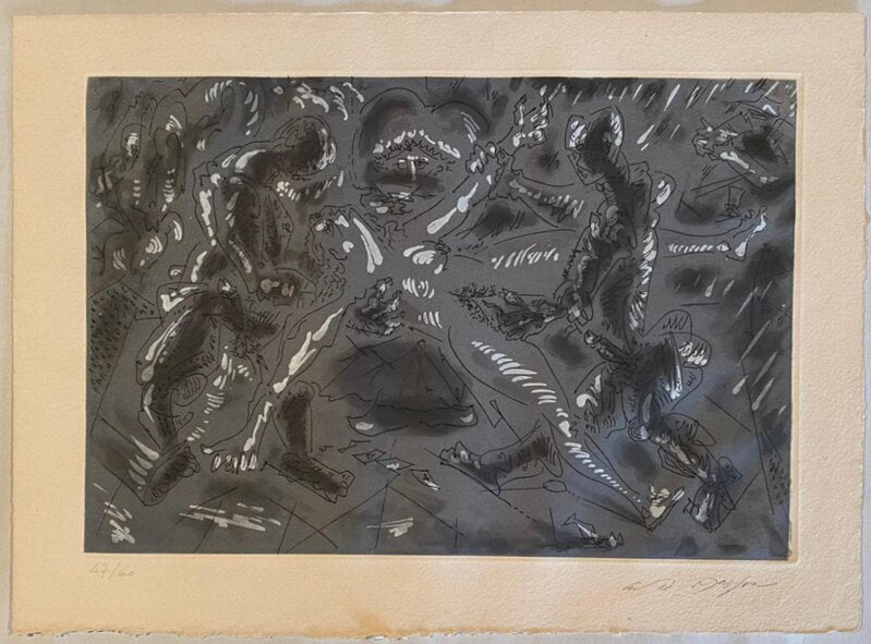 Le mort by André Masson, 1964