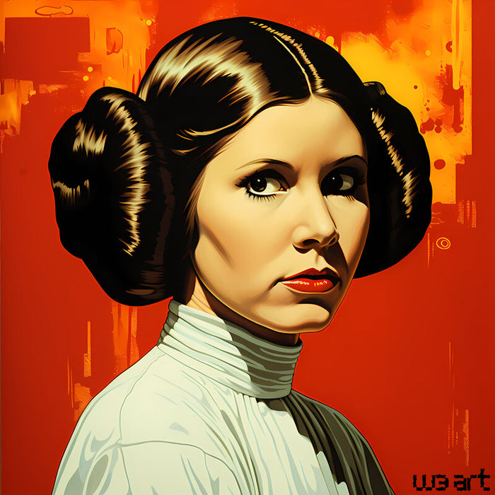 Leia #2 Vintage de W3 ART, 2023