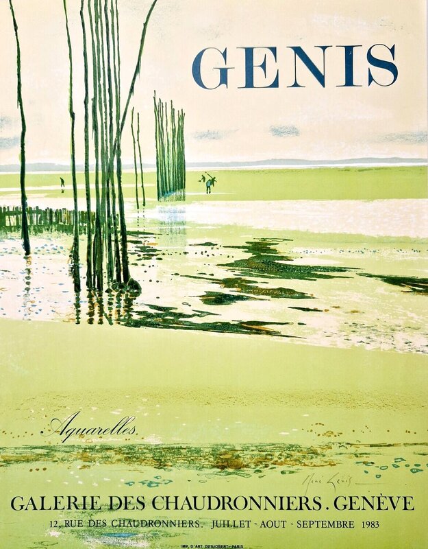 Aquarelles by Rene Genis, 1983