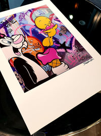 Tweety & Sylvester Print de FAT, 2019 (vue 3)