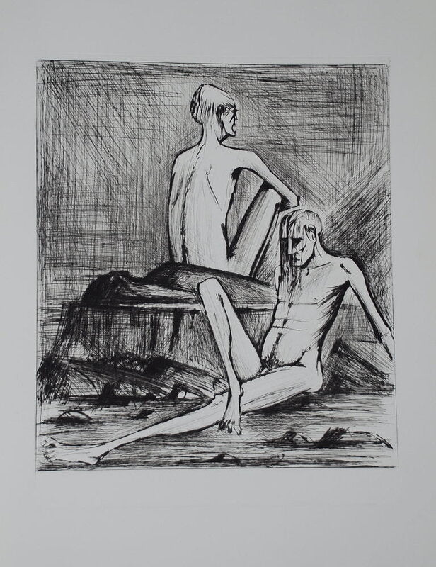 L'enfer de Dante / Deux Damnés de Bernard Buffet, 1977