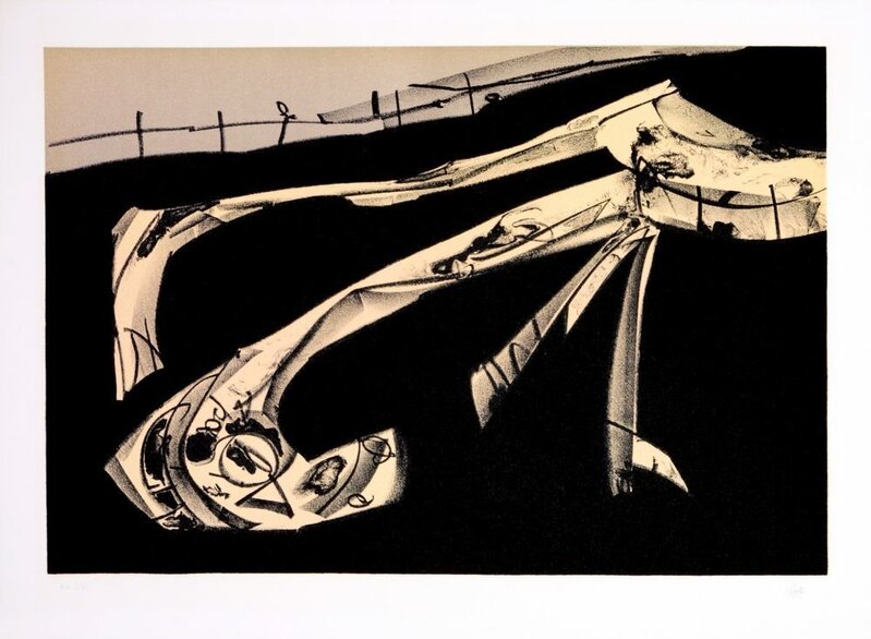 Kafka - Tagebücher V by Antonio Saura, 1988