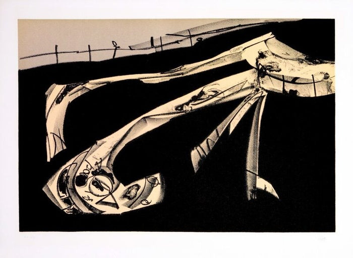 Kafka - Tagebücher V d'Antonio Saura, 1988