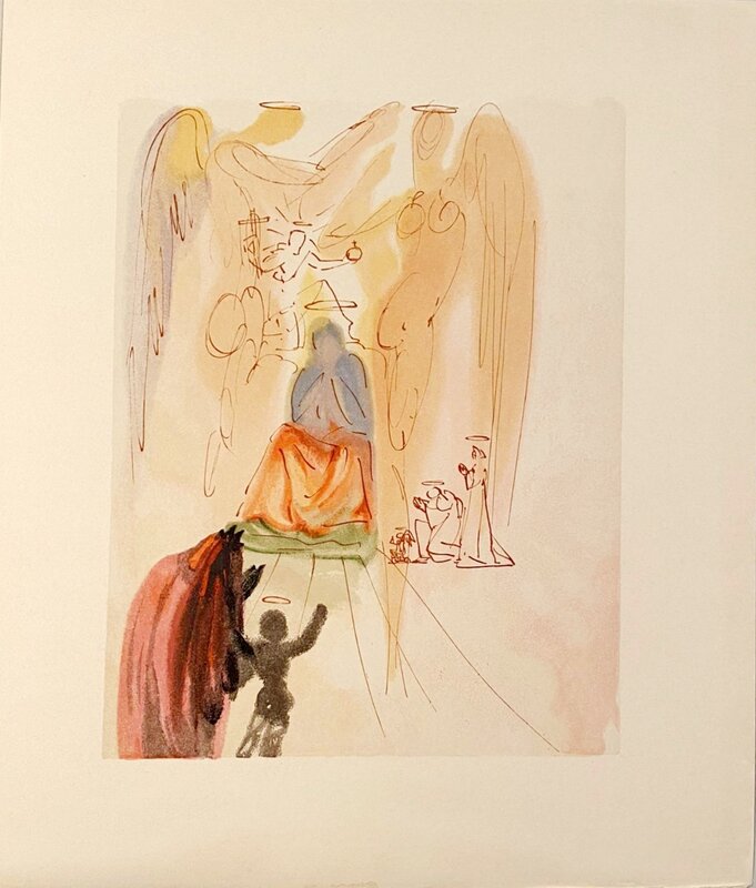 La Divine Comédie - Paradis 23 - Le triomphe du Christ de Salvador Dalí, 1963