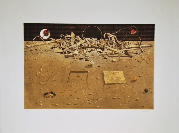 Composition by Hiroshi Asada, c. 1980