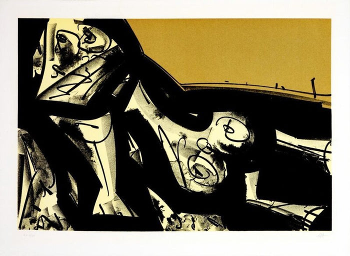 Kafka - Tagebücher I d'Antonio Saura, 1988