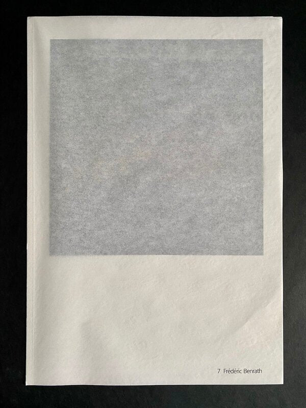Le petit mur jaune à contre-jour de Frédéric Benrath, 1990 (vue 2)