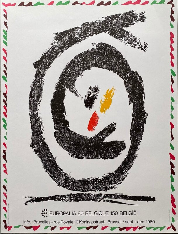 150th anniversary of Belgian independence by Pierre Alechinsky, 1980
