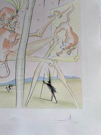 Le Singe et le Léopard de Salvador Dalí, 1974 (vue 2)