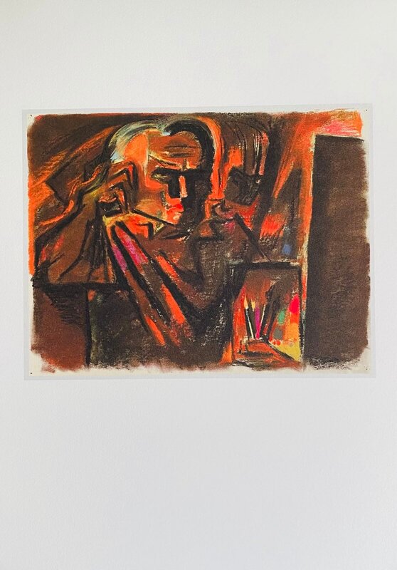 Autoportrait au chevalet d'André Masson, 1944