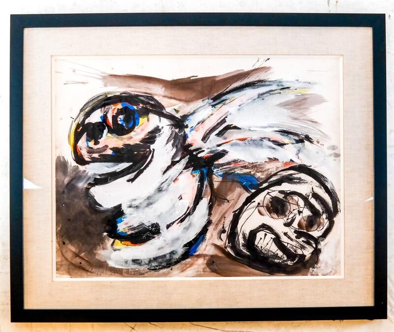 Untitled de Karel Appel, 1958 (vue 2)