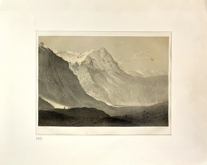 Vallée de Grindewald de Frédéric Martens, 1865
