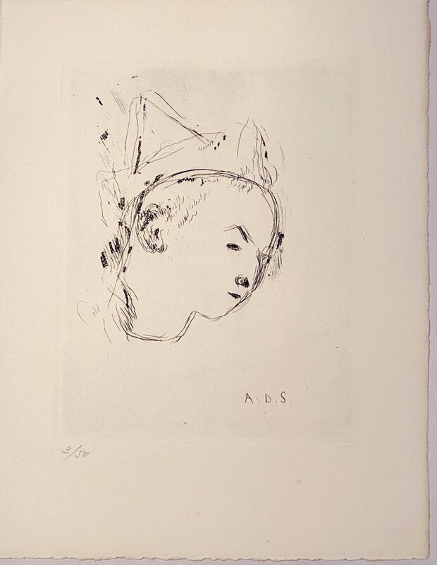 Le petit clown by André Dunoyer de Segonzac, 1930