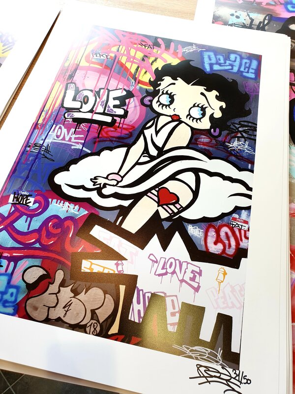 Betty Boop Print by FAT, 2019 (view 2)