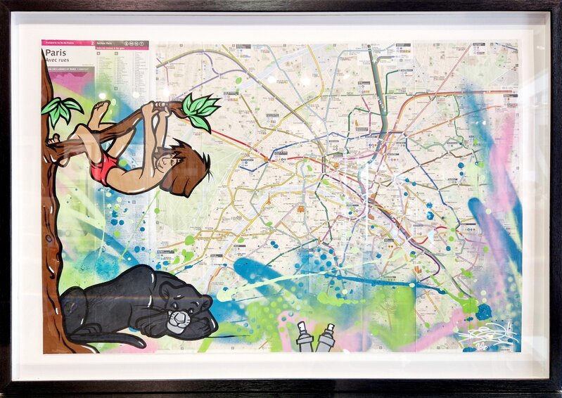 Mowgli & Bagheera (Metro Map of Paris) by FAT, 2020