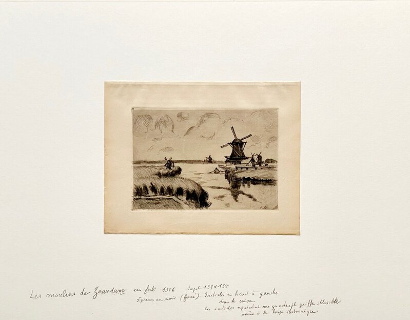 Les Moulins de Zaandam d'Armand Guillaumin, 1906 (vue 3)