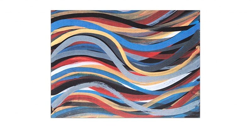 Brushstrokes: Horizontal And Vertical de Sol LeWitt, 1996 (vue 2)
