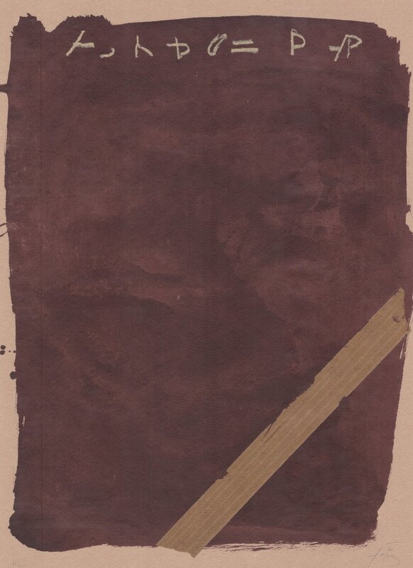 LLambrec 13 d'Antoni Tàpies, 1975