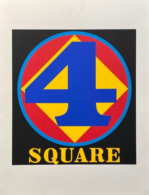 Polygon: Square (Four) by Robert Indiana, 1997