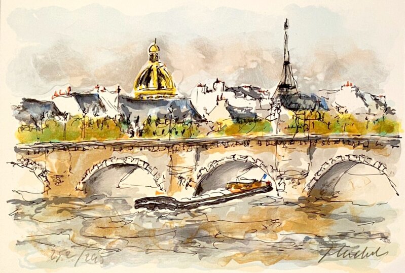 Seine et Tour Eiffel d'Urbain Huchet, 1960