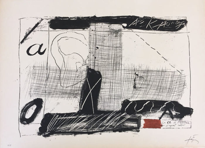 LLambrec 2 by Antoni Tàpies, 1975
