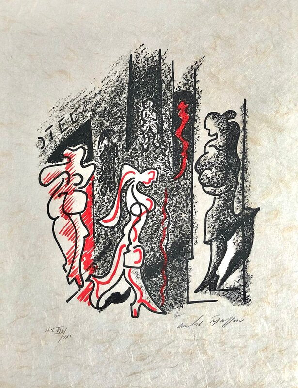 Une étoile de craie d'André Masson, 1973