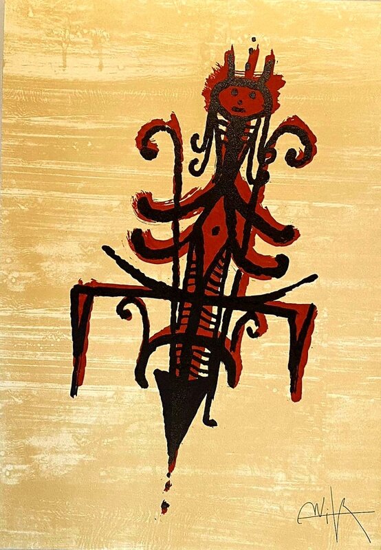 El último viaje del buque fantasma de Wifredo Lam, 1976