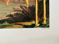 Paysage by Bernard Buffet, c. 1970 (view 3)