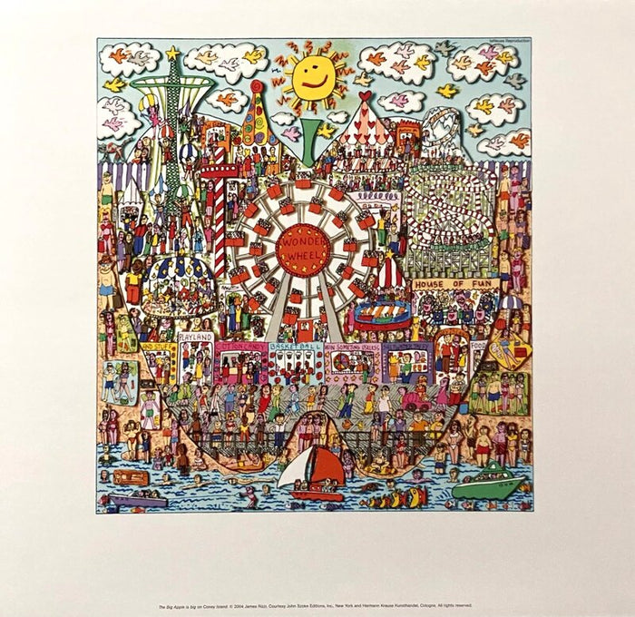 The Big Apple is big on Coney Island de James Rizzi, 2004