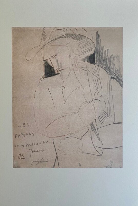 Les pampas Pampadour by Amedeo Modigliani, 1916