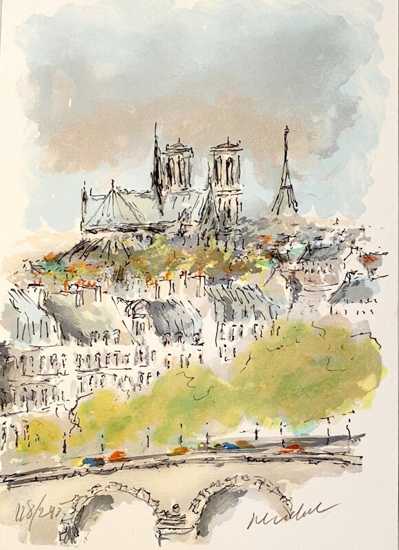 Notre-Dame de Paris d'Urbain Huchet, 1960