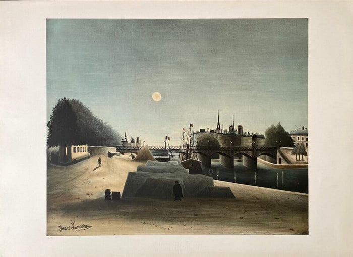 Paris : Ile de la Cité et Notre-Dame by Henri Rousseau, 1976