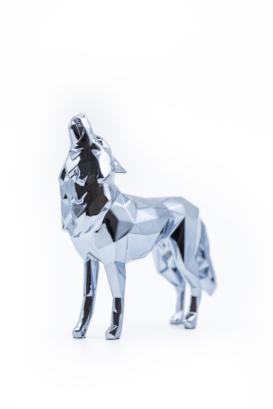 Wolf Spirit (Pearl Grey Edition) de Richard Orlinski, 2022