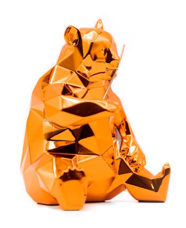 Panda Spirit (Orange Edition) de Richard Orlinski, 2022 (vue 2)